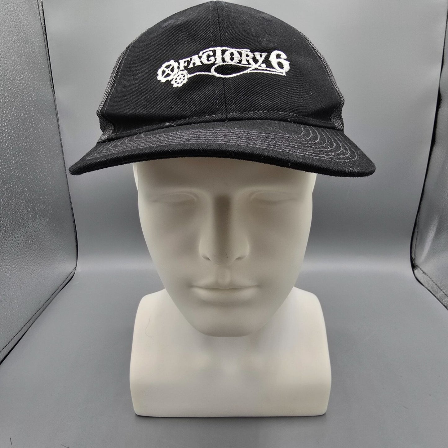 Factory 6 Contract Manufacturing & Packaging Black Port Authority Trucker Hat