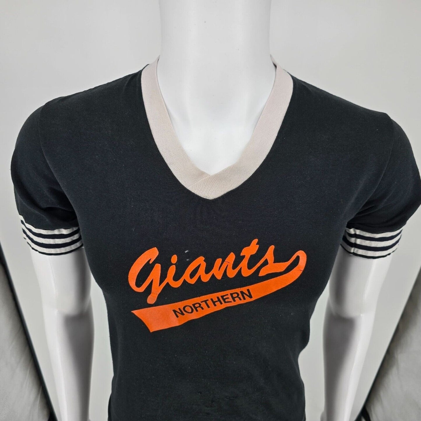 Vintage 1980s Distressed Northern Giants Tonka Tire Co. #15 Baseball Jersey (XS)