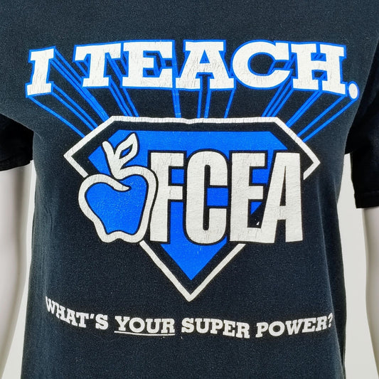 Fayette County Education Association "I Teach" Lexington, KY T-Shirt (S) *Fair*