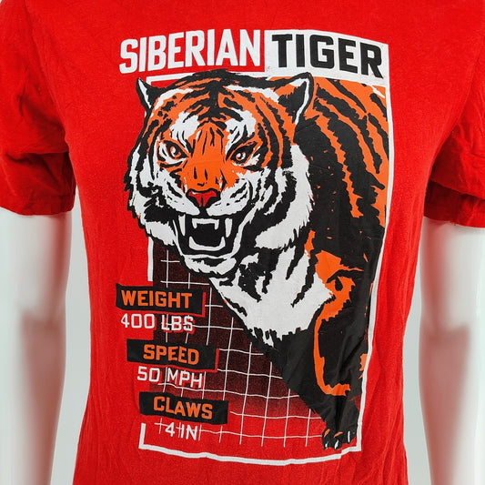 Siberian Tiger Weight Speed Claws Red Children's T-Shirt (XXL -16)
