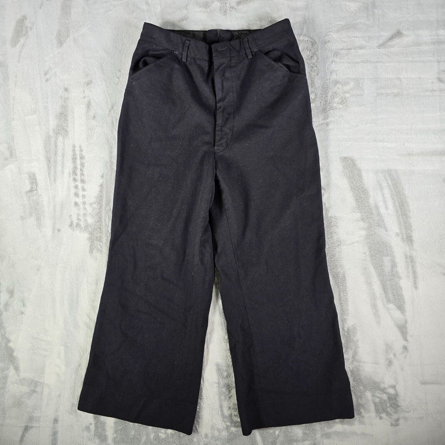 Vintage 1940s World War II U.S. Navy Clothing Factory Wool Trousers (30x26)