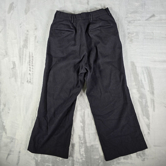 Vintage 1940s World War II U.S. Navy Clothing Factory Wool Trousers (30x26)