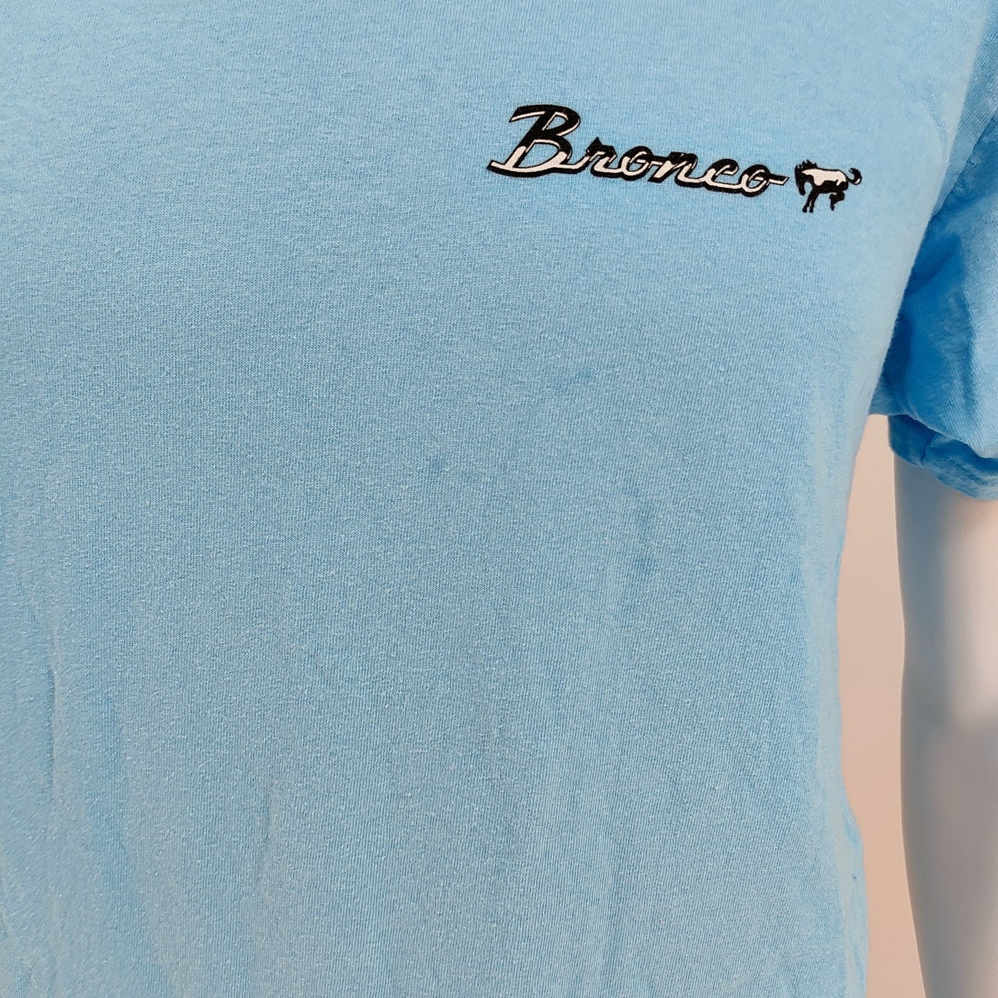 Wright & Ditson Ford Bronco Blue Graphic T-Shirt (Large) *FLAWS*