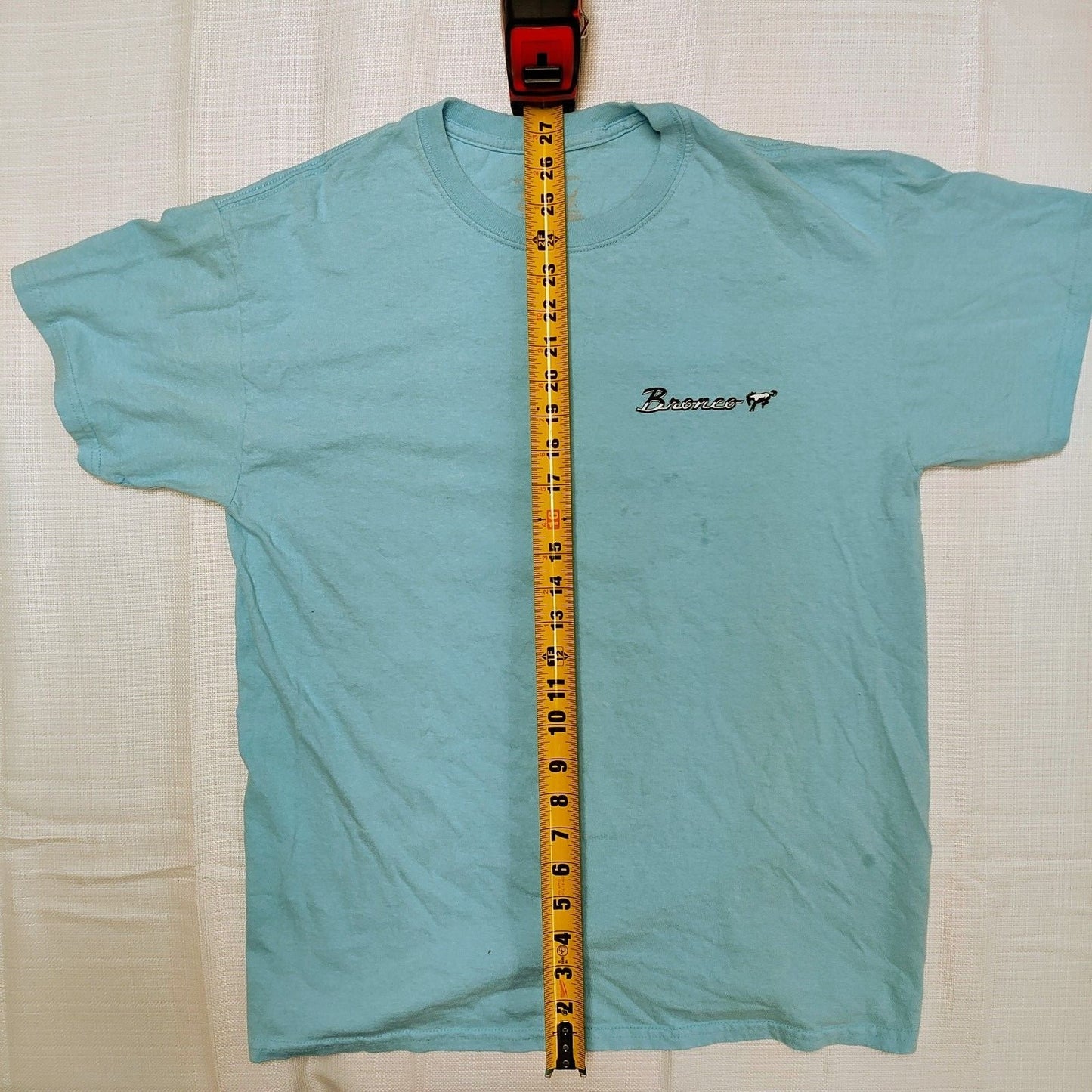 Wright & Ditson Ford Bronco Blue Graphic T-Shirt (Large) *FLAWS*