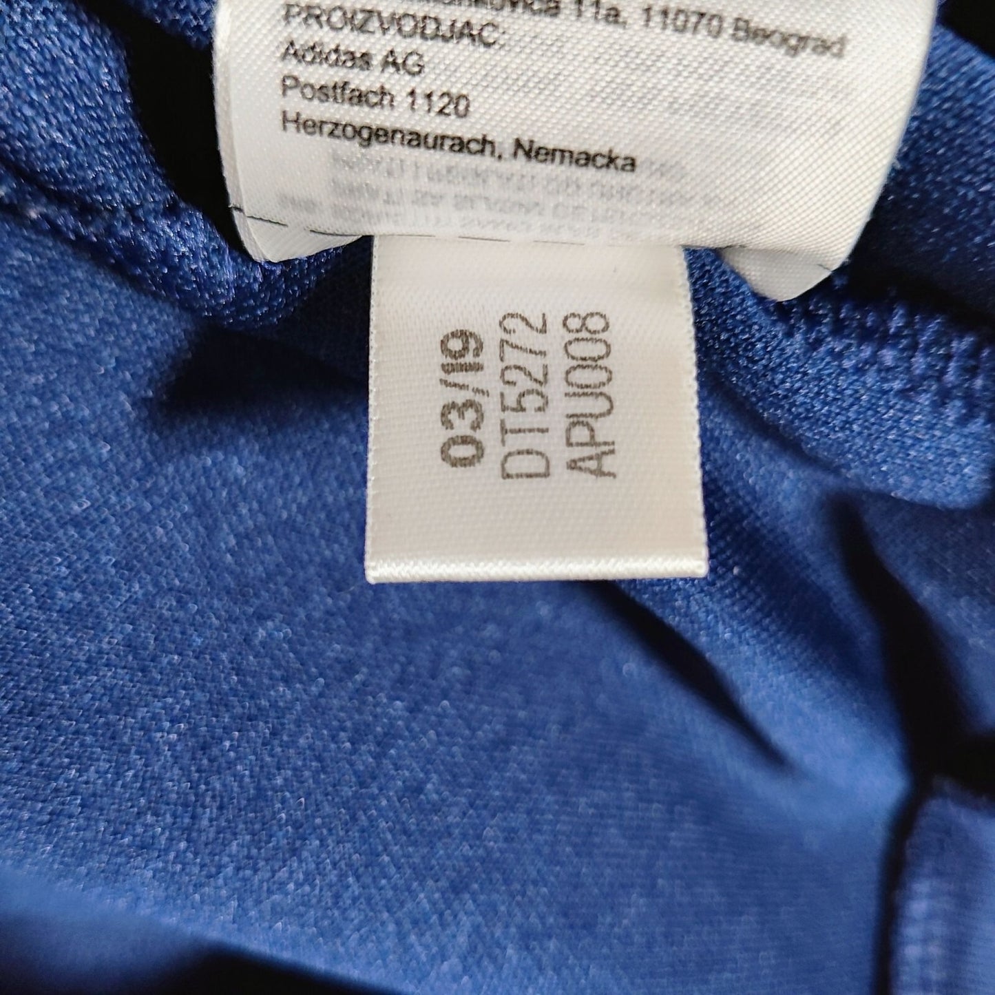 Adidas Navy Blue Tiro 2019 Orange County United FC Soccer Training Jacket (M)