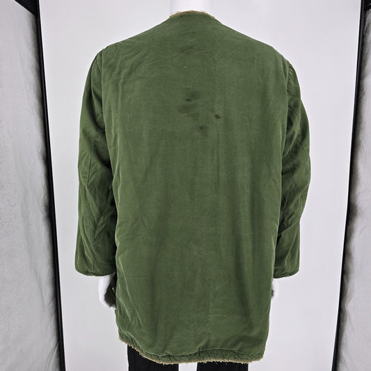 Vintage 1960s Swedish Military Olive Green M59 Parka Liner Jacket (C50/M)