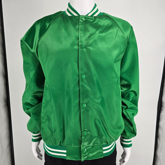 Vintage 1990s Delightful Times Dairy Goats Princeton, KY Satin Jacket (L)