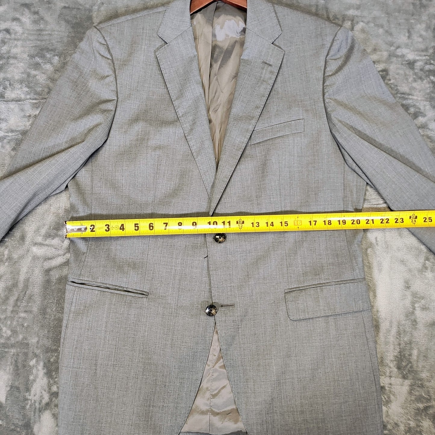 Boss Hugo Boss Gray Johnsont5/Lenon1 Johnston Lenon Suit Jacket (42L)