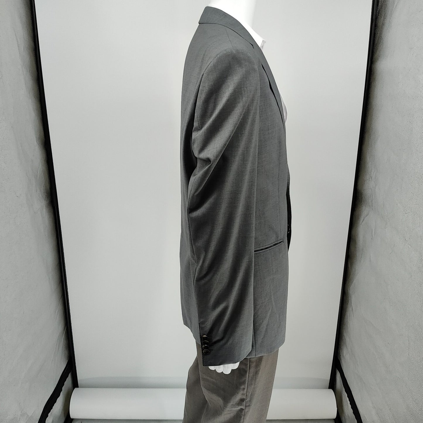 Boss Hugo Boss Gray Johnsont5/Lenon1 Johnston Lenon Suit Jacket (42L)