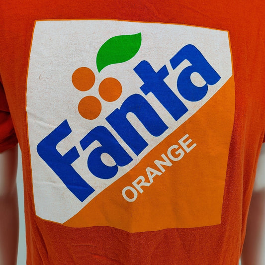 2018 Fruit of the Loom x Coca-Cola Fanta Orange Graphic T-Shirt (L)