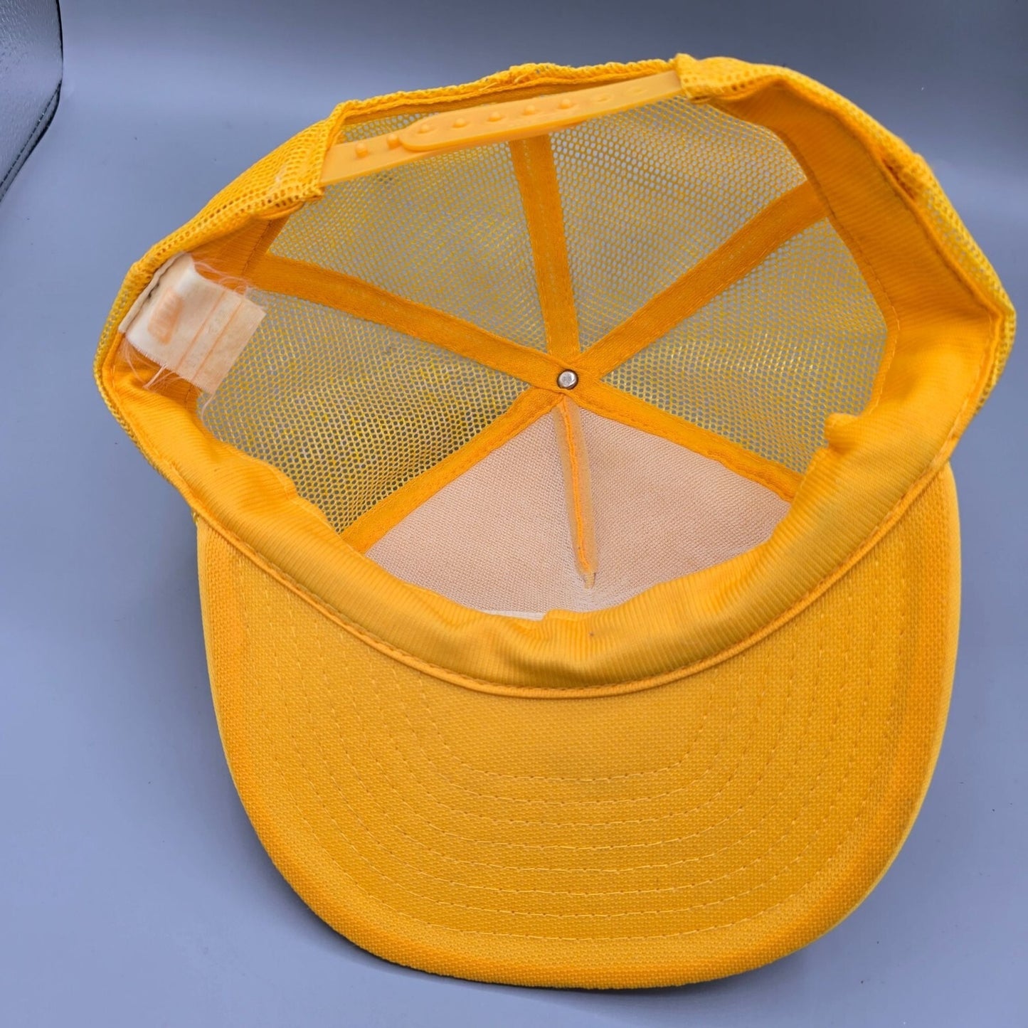 Distressed Temecula Valley Pop Warner Bear Football Yellow Snapback Trucker Hat