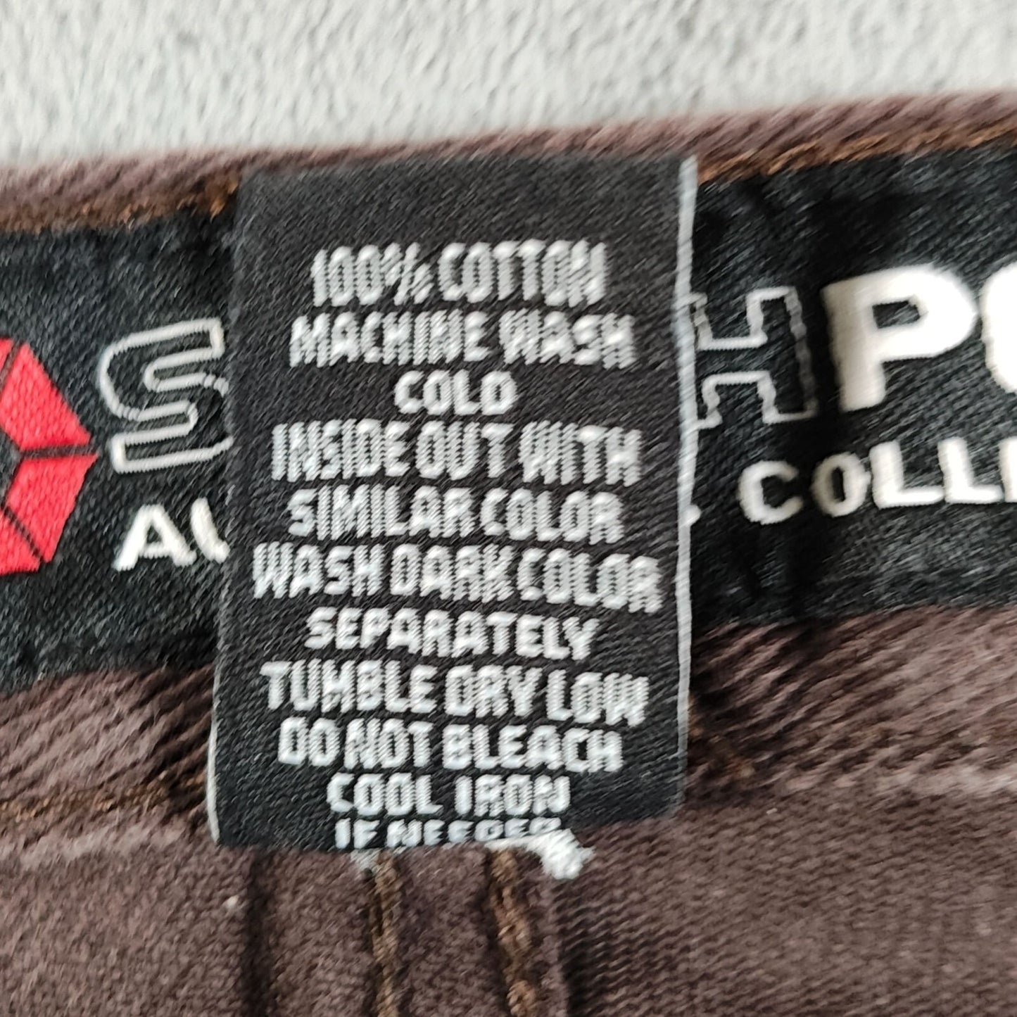 Southpole Authentic Collection Y2K Mens Boot Cut High Rise Brown Jeans Size 38