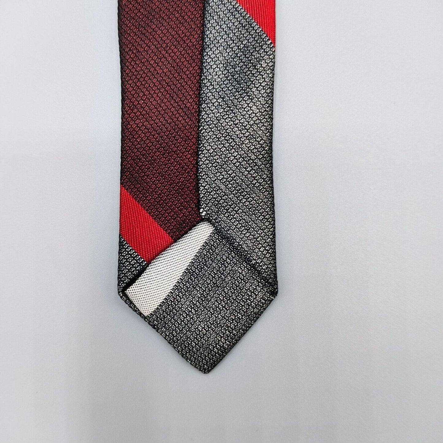 Vintage 1960s Sears, Roebuck and Co. Made in USA" All Silk" Striped Necktie