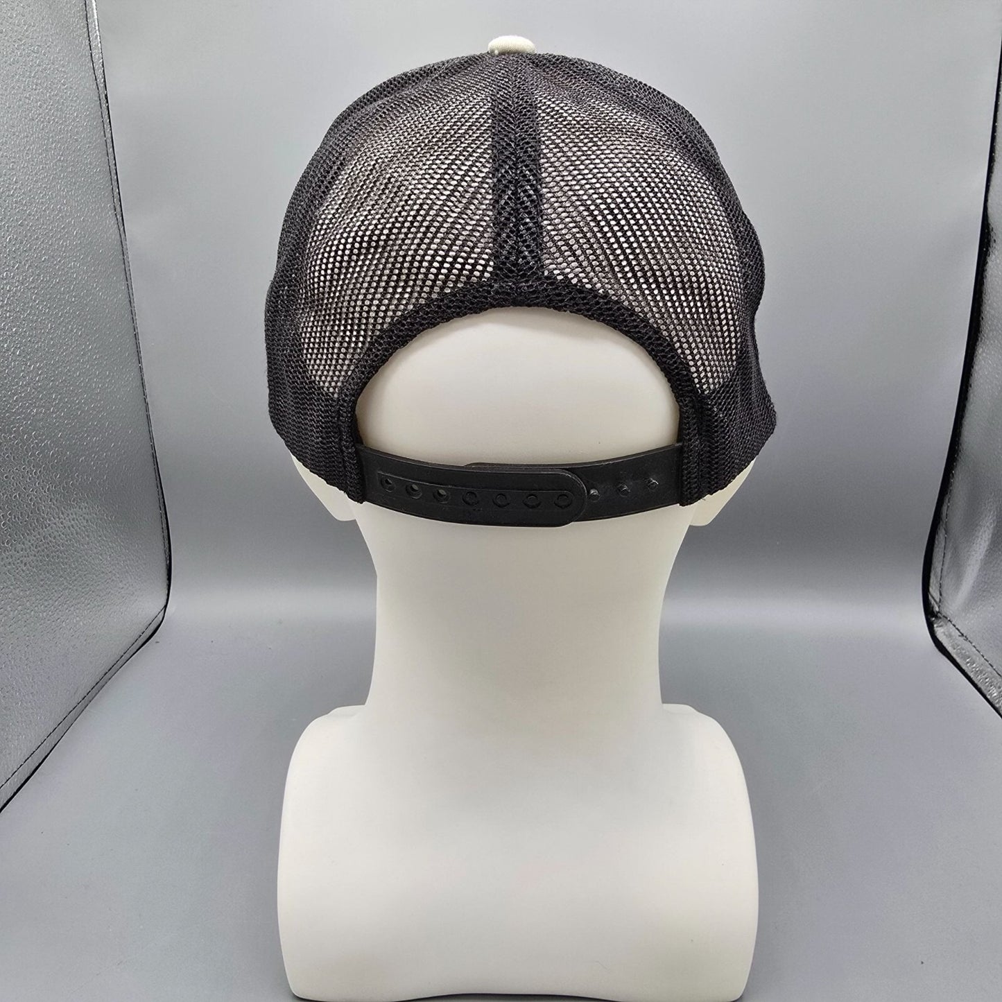 rdp Logo Beige & Black Snapback Yupoong Five-Panel Hat *Distressed/Stained