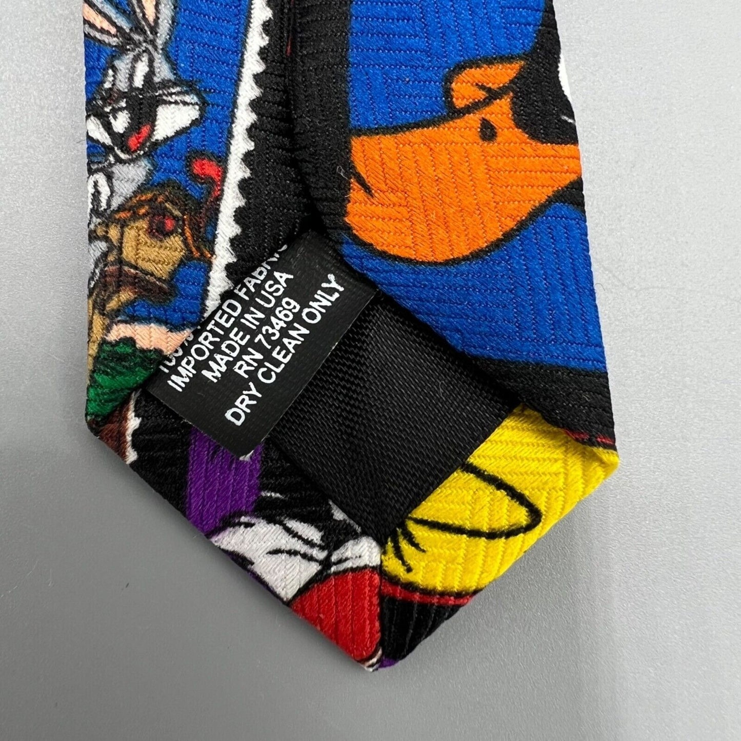 Vintage 90s NWT Deadstock Looney Tunes X Postal Service Stamp Collection Necktie