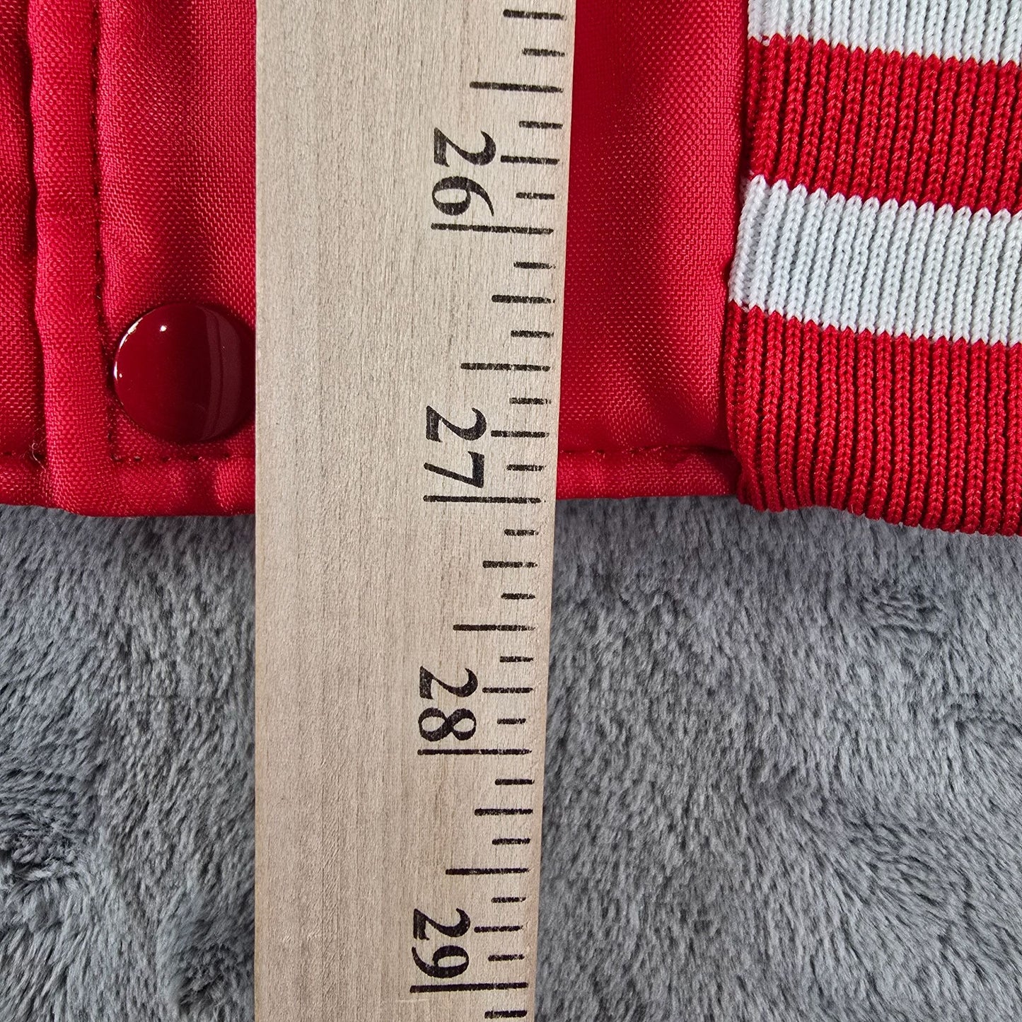 Vintage 1970s Gus Doerner Sports South Knox Spartans Satin Bomber Jacket (XL)