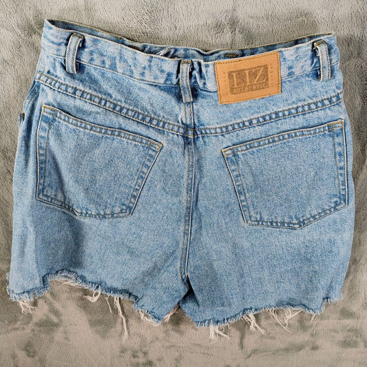 Vintage 1990s Liz Claiborne Lizwear Petite Denim DIY Cut-Off Shorts (Size 4)