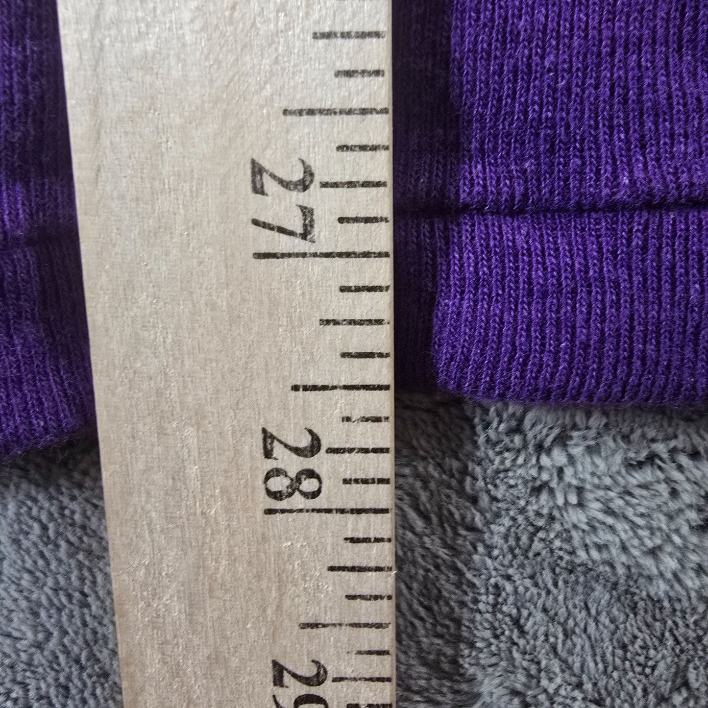 Vintage 1990s Mesa High School Jackrabbit Basketball Purple Turtleneck (L)