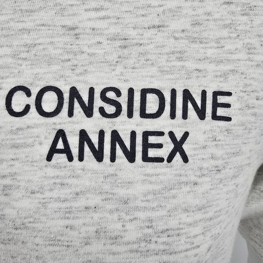 Vintage 1990s Oneita Considine Annex Akron Ohio Gray Single Stitch T-Shirt (M/L)