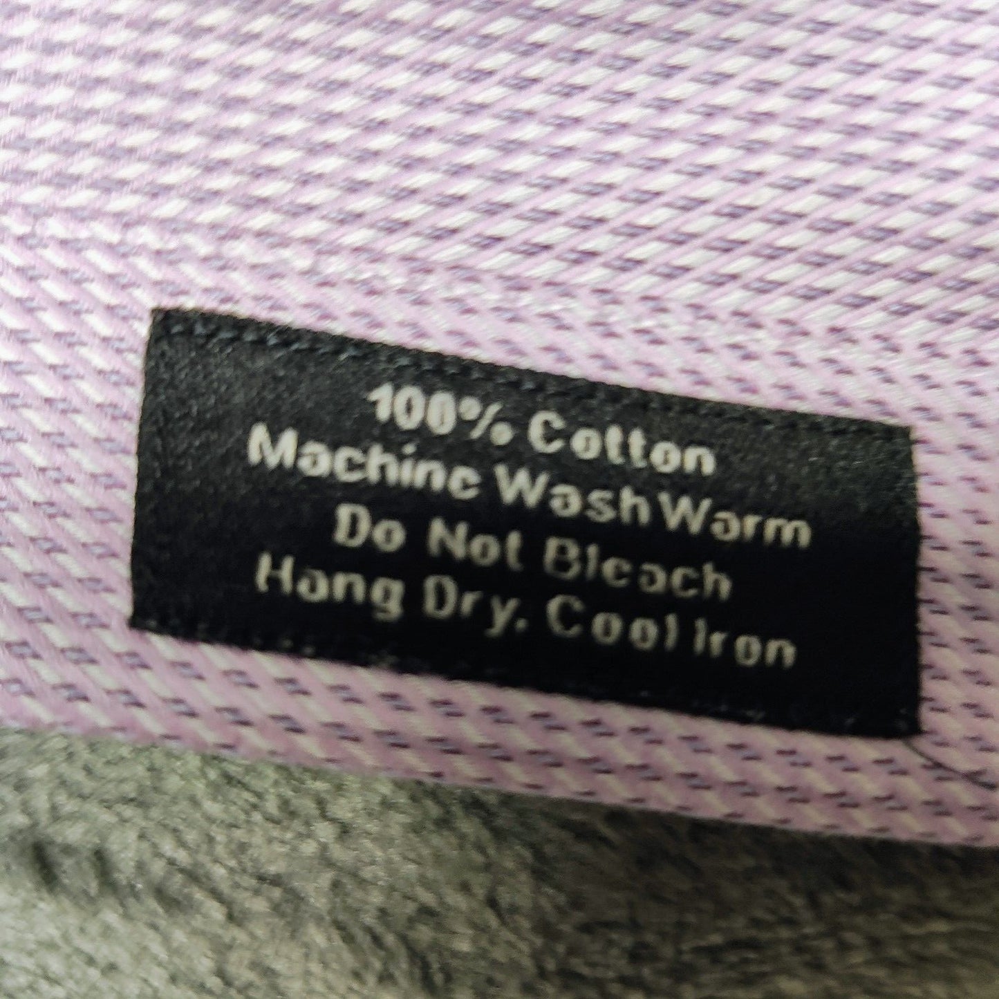 NWOT David Donahue Purple Micro Check Button Up Dress Shirt (15 32/33)