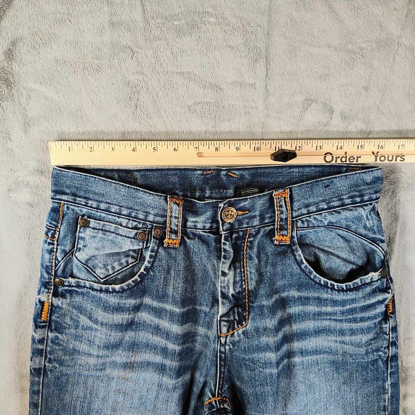 Baileys Point Black Label Men's Blue Jeans Size 32x32 Denim 100% Cotton