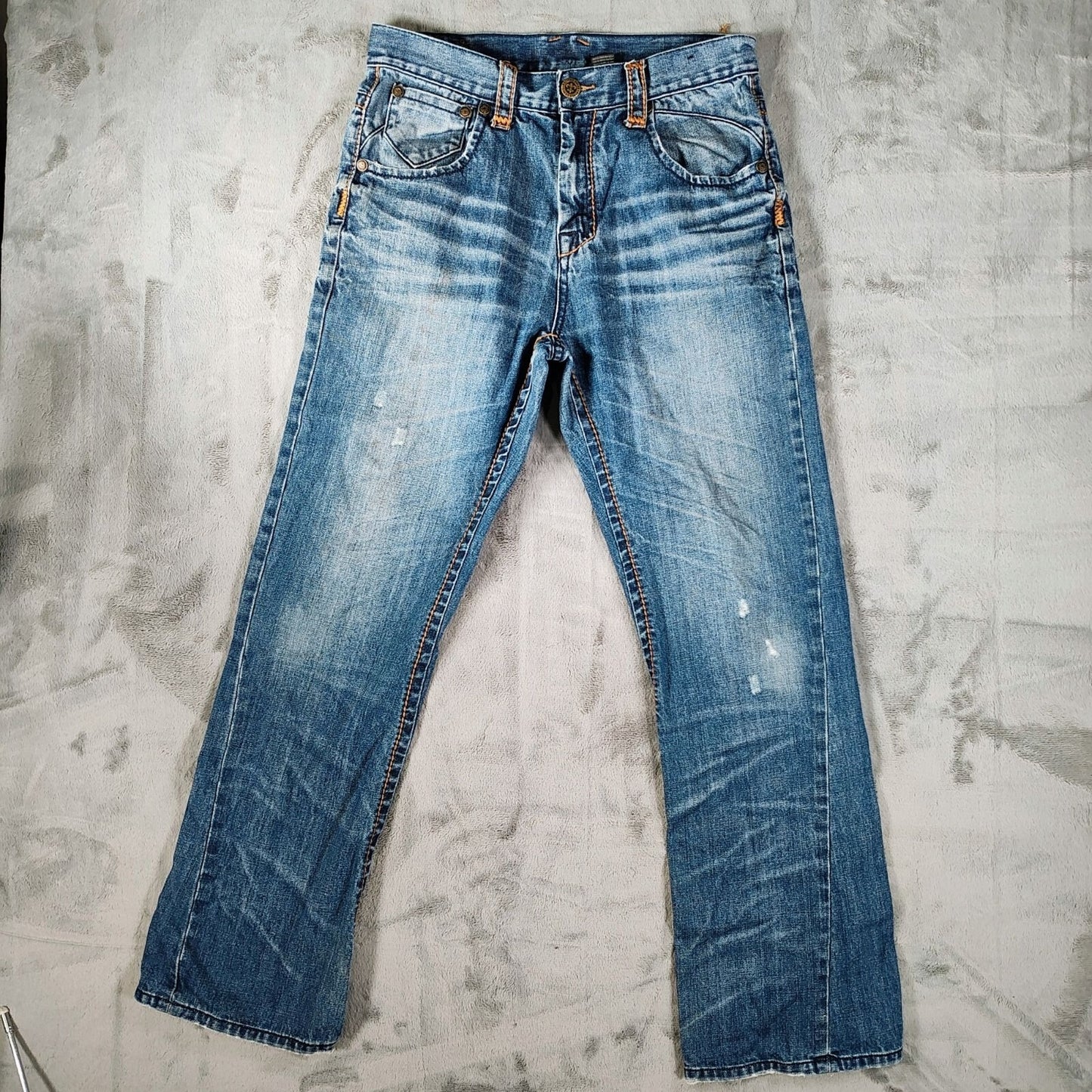 Baileys Point Black Label Men's Blue Jeans Size 32x32 Denim 100% Cotton