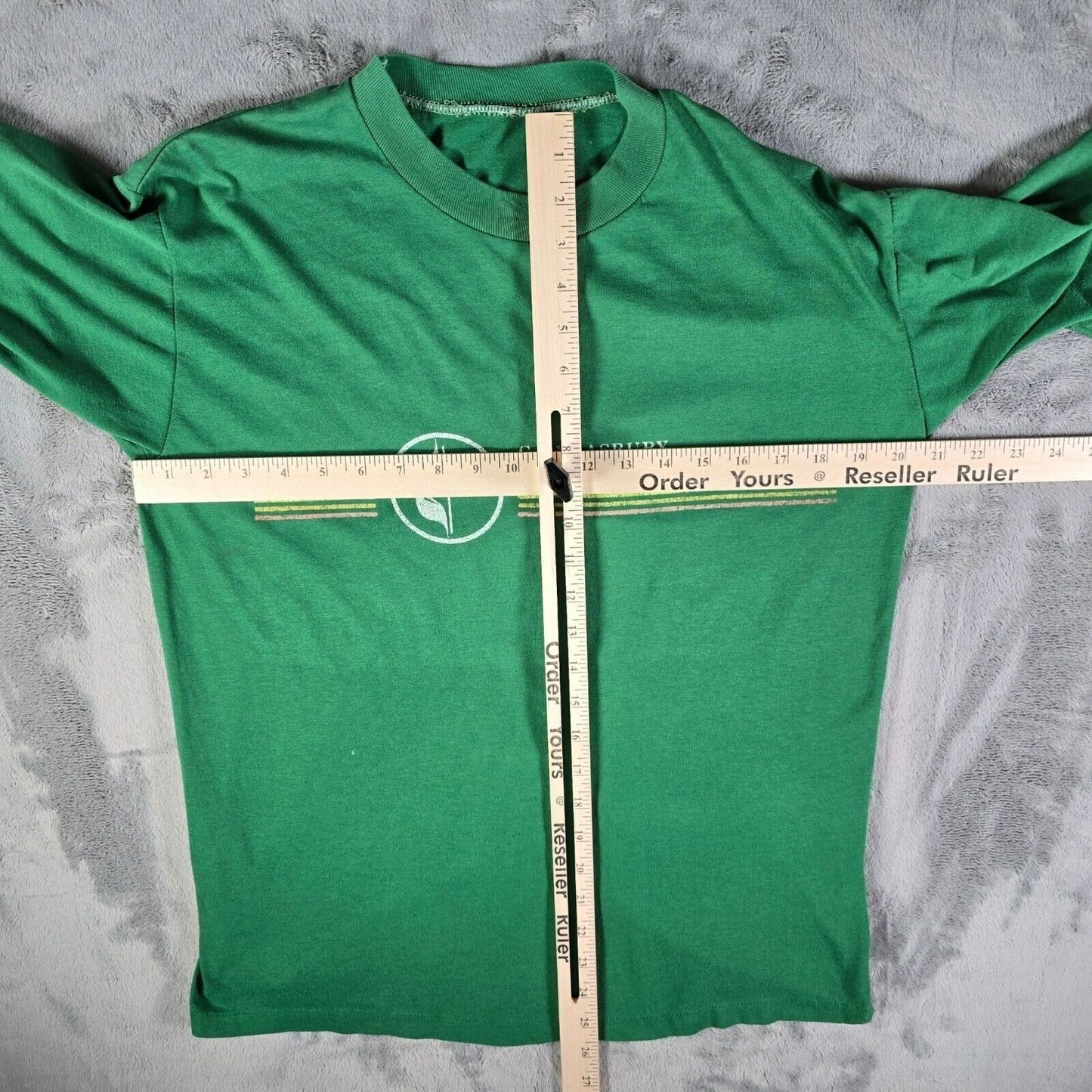 Vintage 1980s Camp Asbury United Methodist Cross & Flame Logo T-Shirt (M/L)