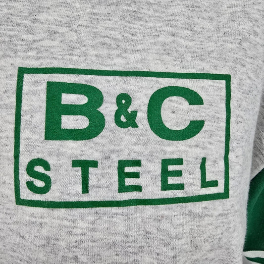 Vintage 1980s Jesco B&C Steel Nebraska #15 Henley Jersey T-Shirt (L/XL)