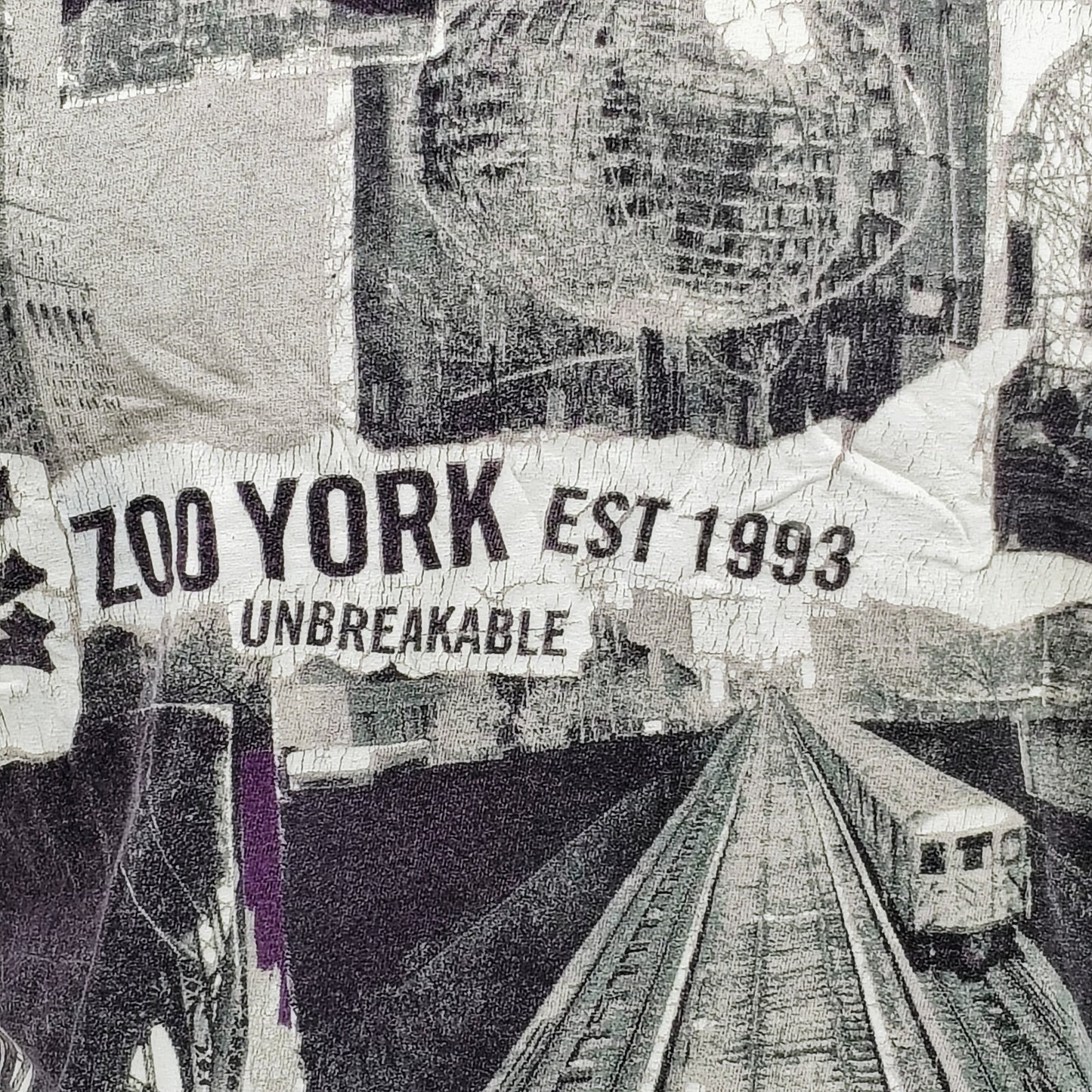 Zoo York EST 1993 Unbreakable Purple Graphic T-Shirt (XL)