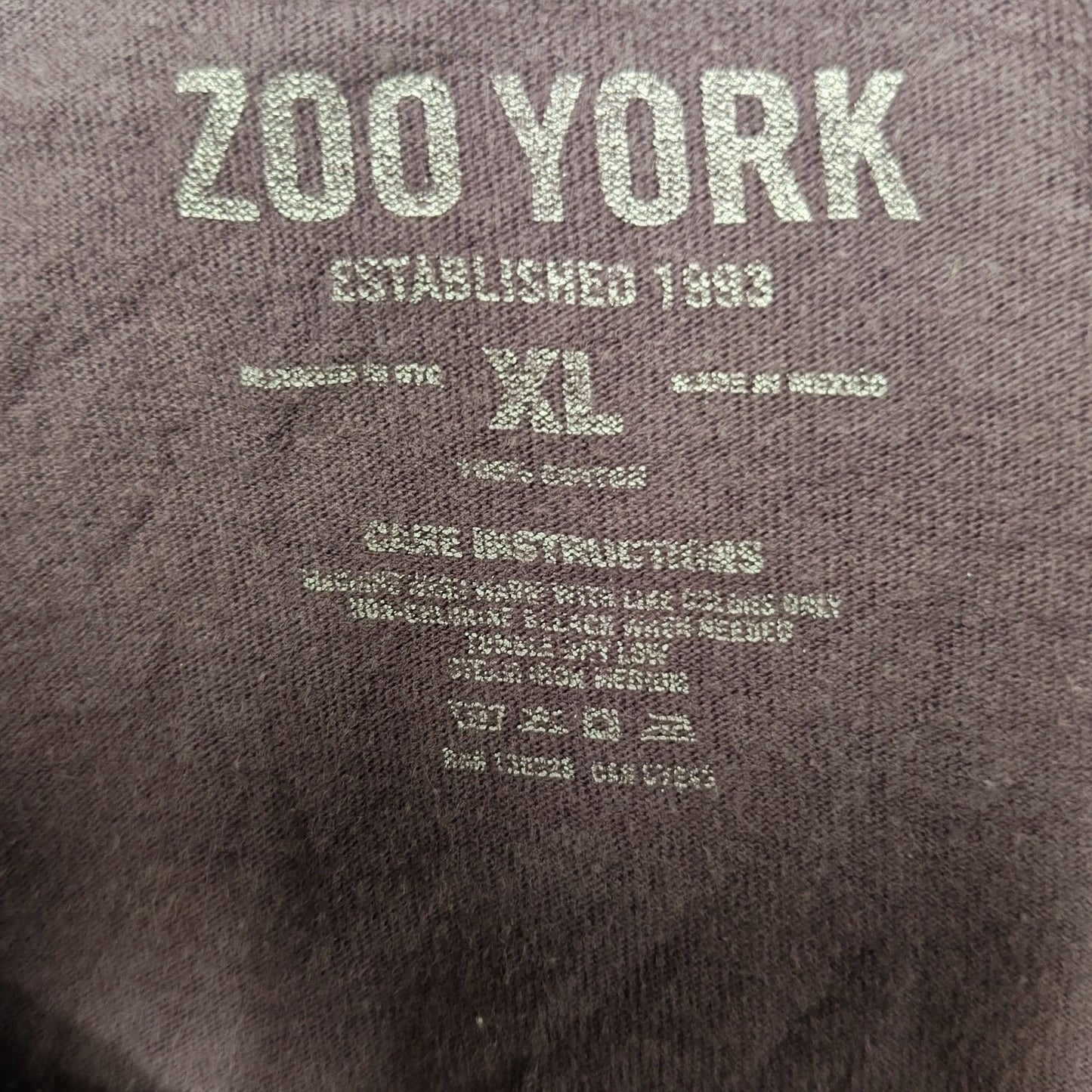 Zoo York EST 1993 Unbreakable Purple Graphic T-Shirt (XL)