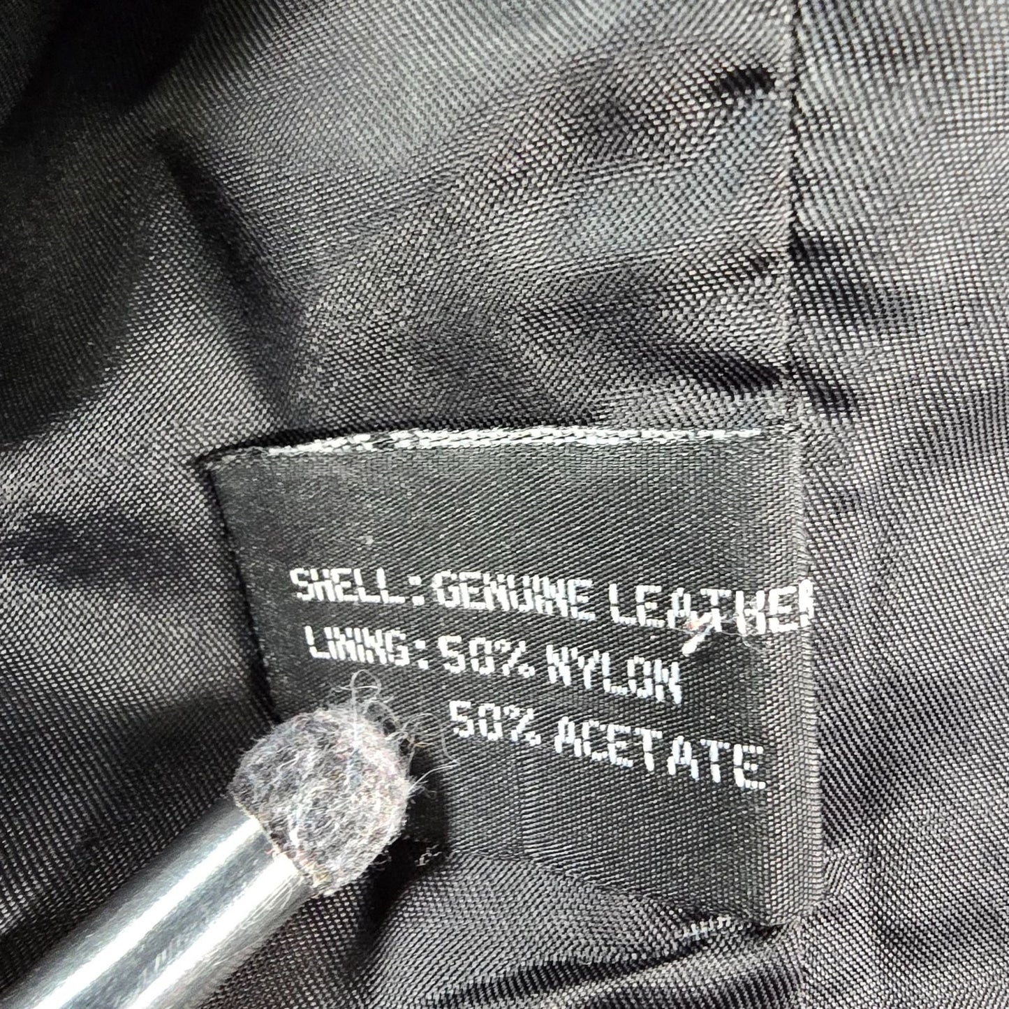 Vintage Y2K/Early 2000s Lee-Cobb Fitted Black Leather Blazer Jacket (Small)