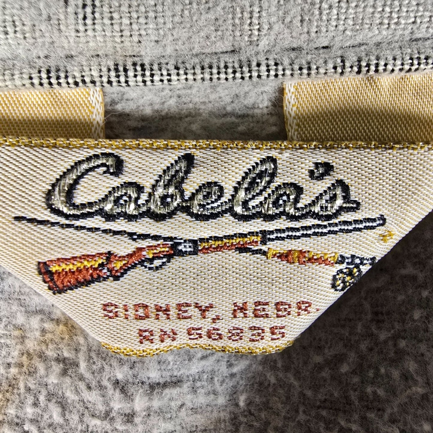 Vintage 1990s Cabela's Realtree Camouflage Made in USA Flannel Shirt Jacket L/XL