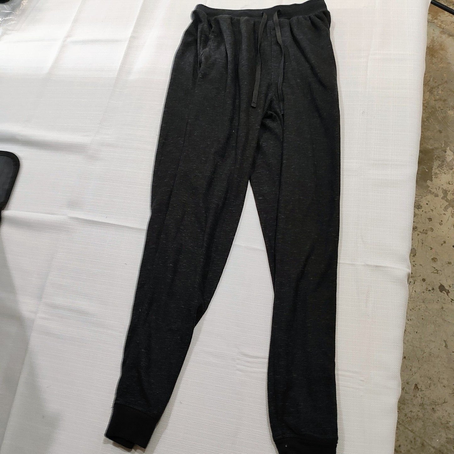 Apt. 9 Seriously Soft Banded Bottom Mineral Black Sleep Pants (Small)