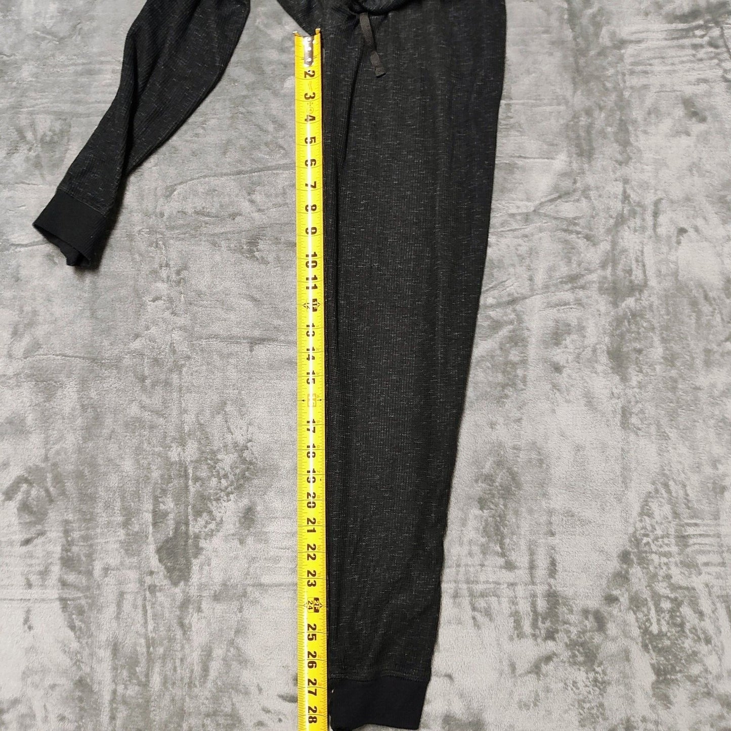 Apt. 9 Seriously Soft Banded Bottom Mineral Black Sleep Pants (Small)