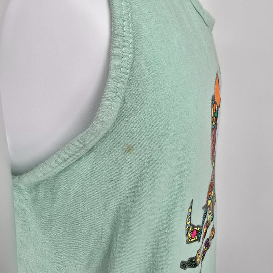 2000s Comfort Colors Dewey's Destin FL Crab Art Campus Collection Tank Top (S)