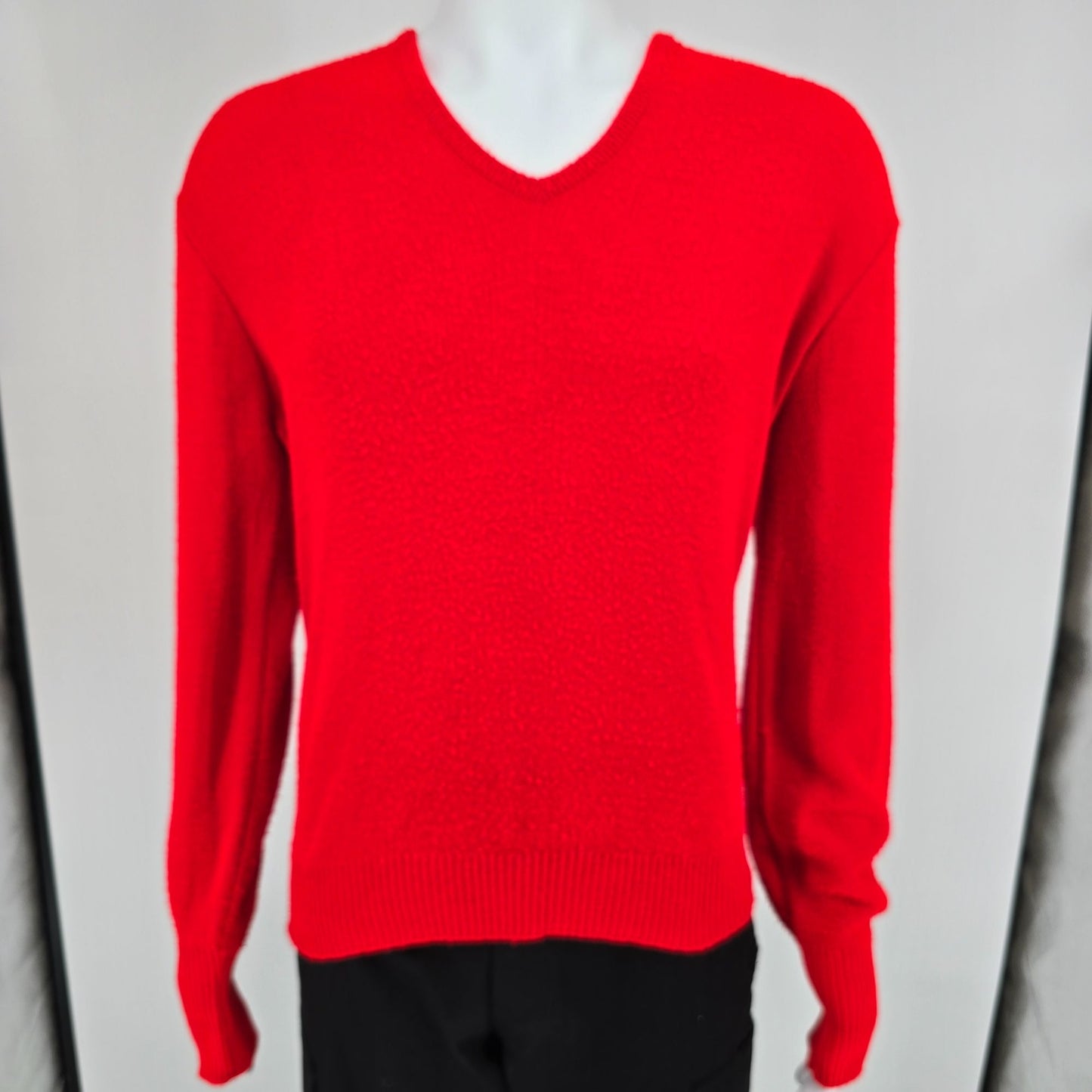 Vintage 1960s Orlon Acrylic Interlock Kint Sweater (L)
