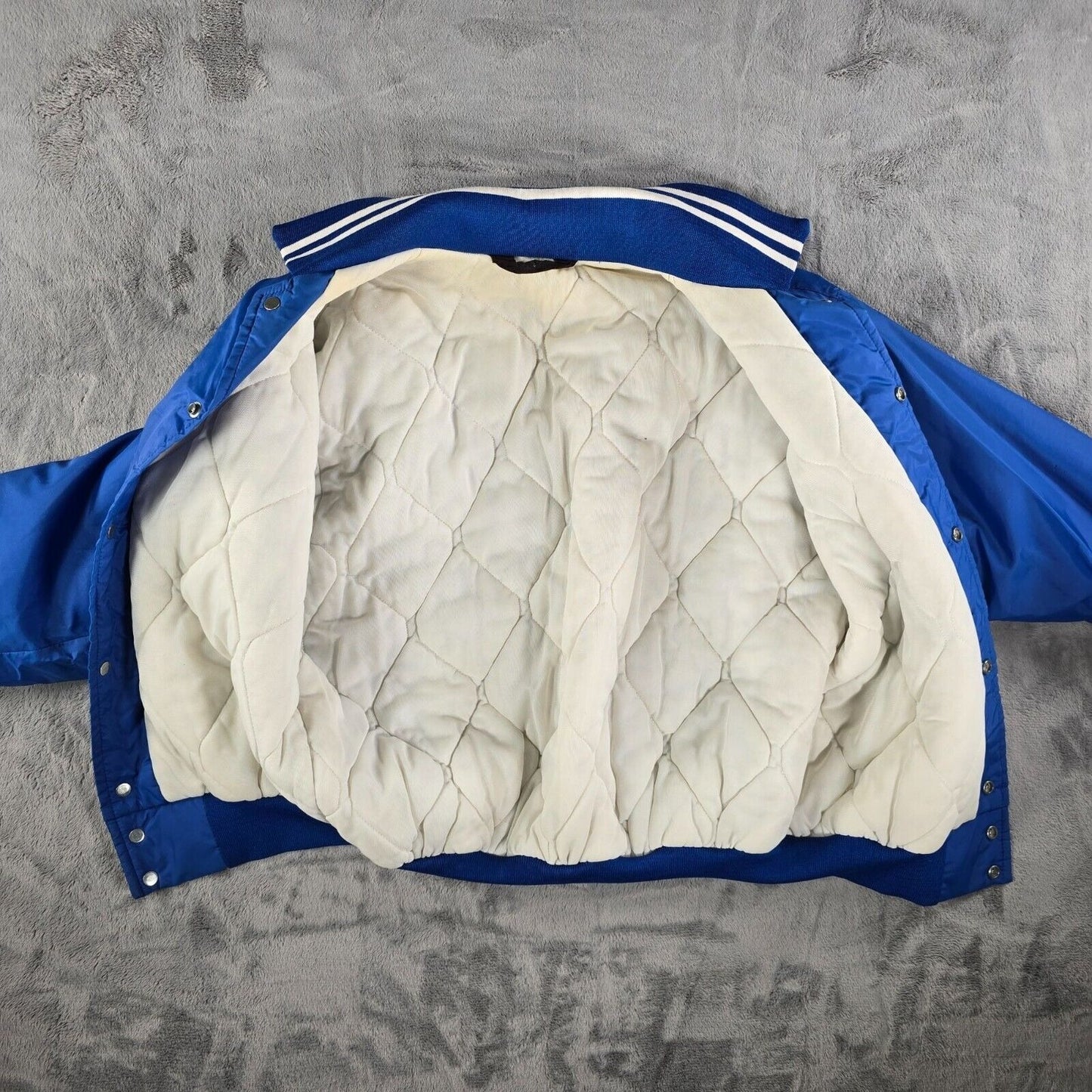 Vintage 1980s Windless Saint Mary's School Hackettstown Satin Bomber Jacket (M)