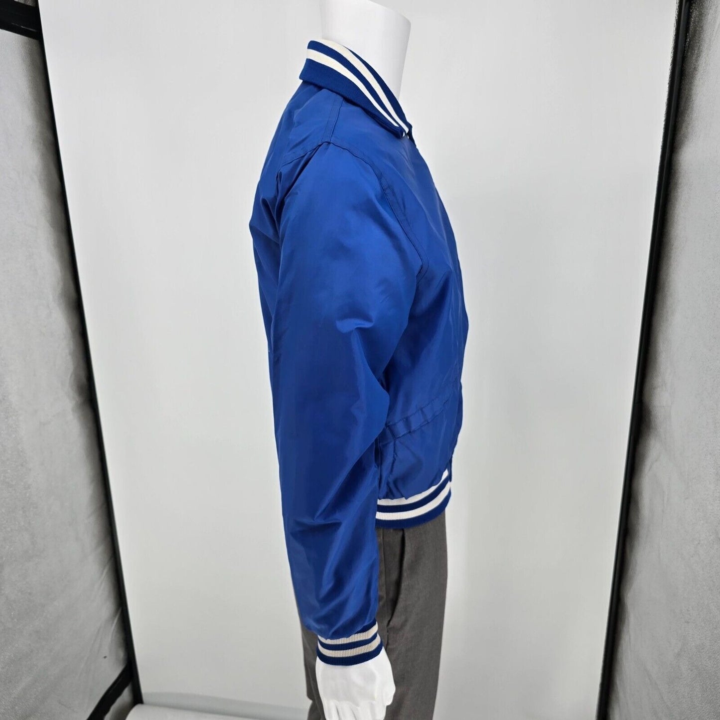 Vintage 1980s Windless Saint Mary's School Hackettstown Satin Bomber Jacket (M)