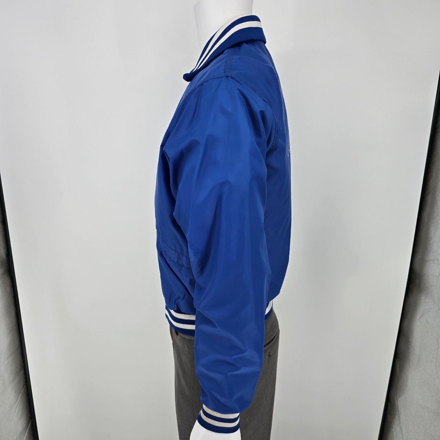 Vintage 1980s Windless Saint Mary's School Hackettstown Satin Bomber Jacket (M)