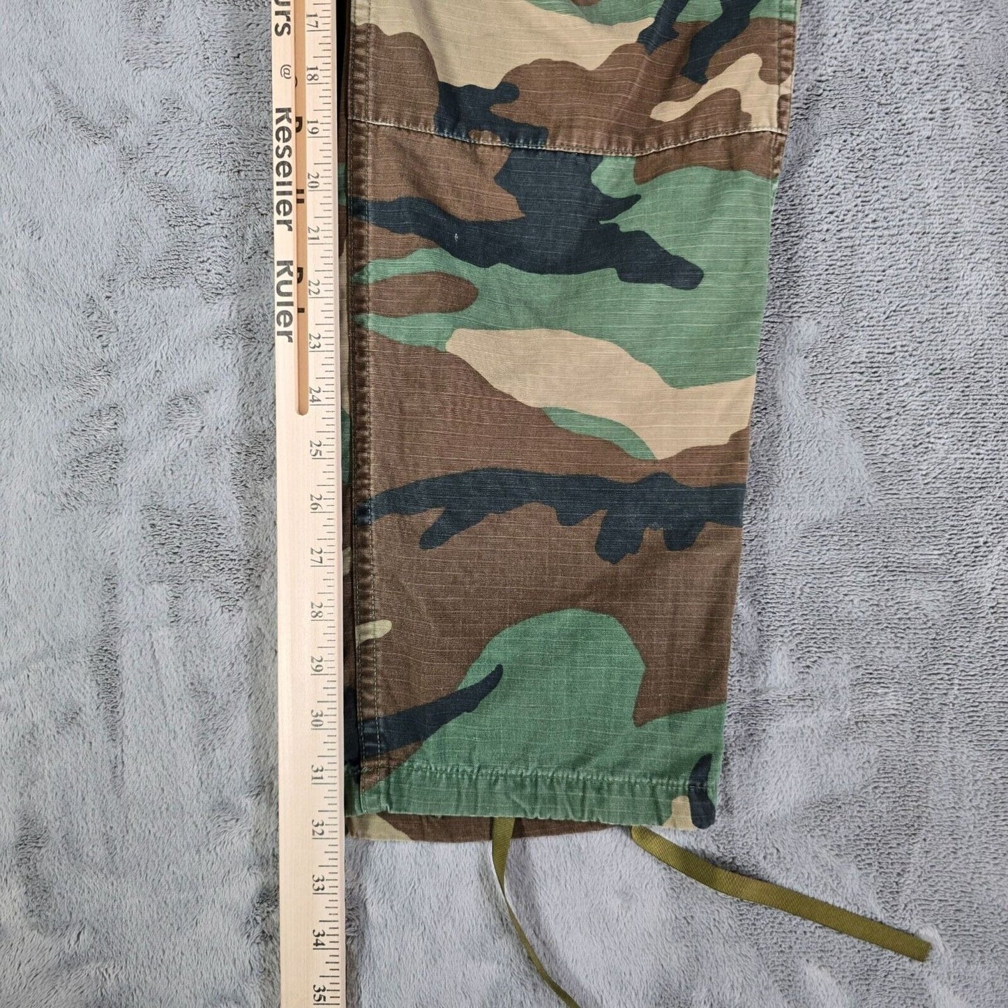 Vintage 1980s U.S. Military Hot Weather Woodland Camouflage Trousers (30x31)