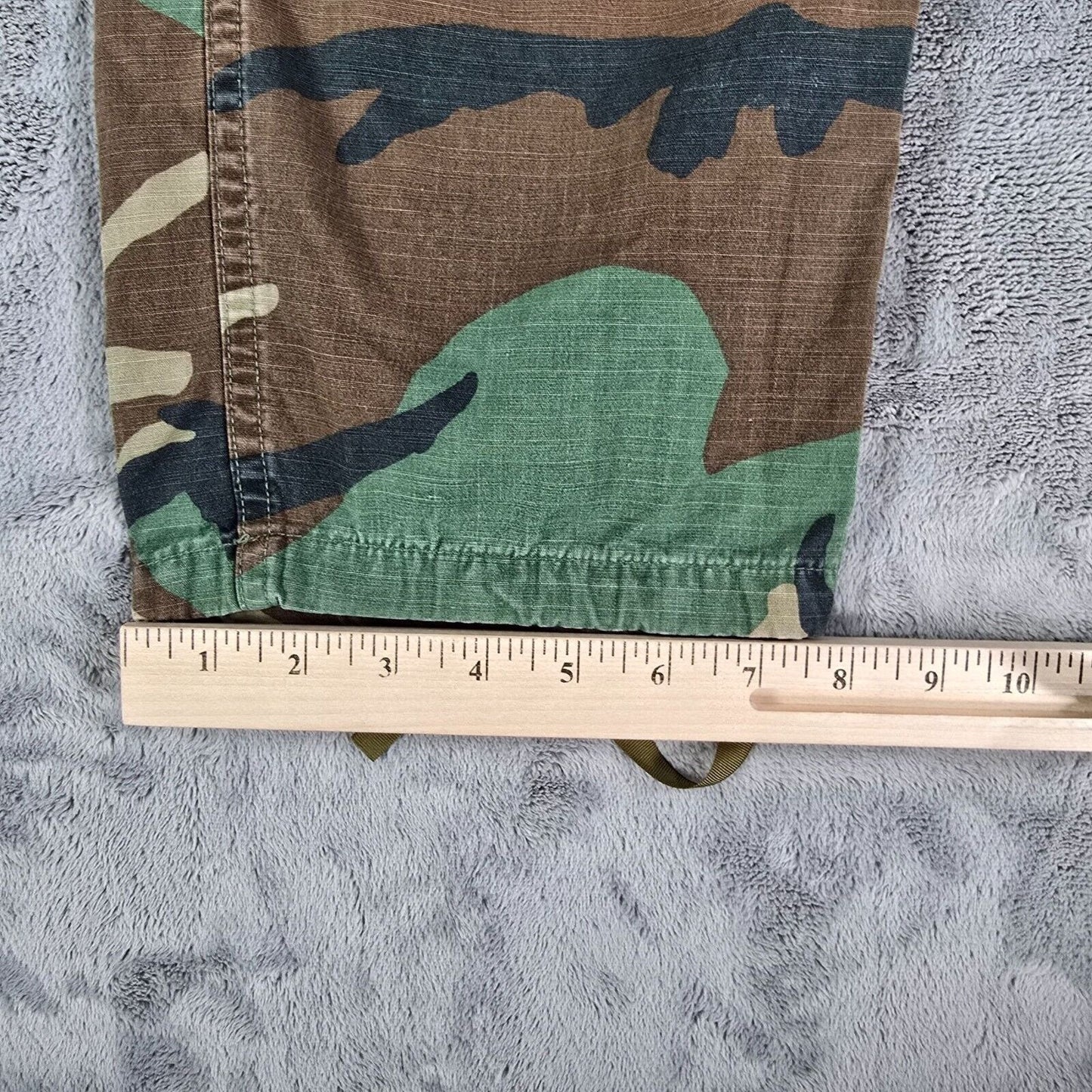 Vintage 1980s U.S. Military Hot Weather Woodland Camouflage Trousers (30x31)