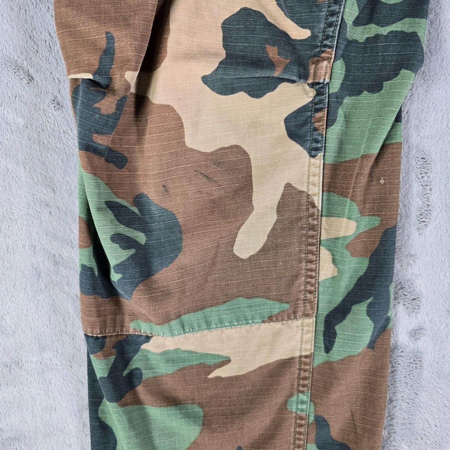 Vintage 1980s U.S. Military Hot Weather Woodland Camouflage Trousers (30x31)