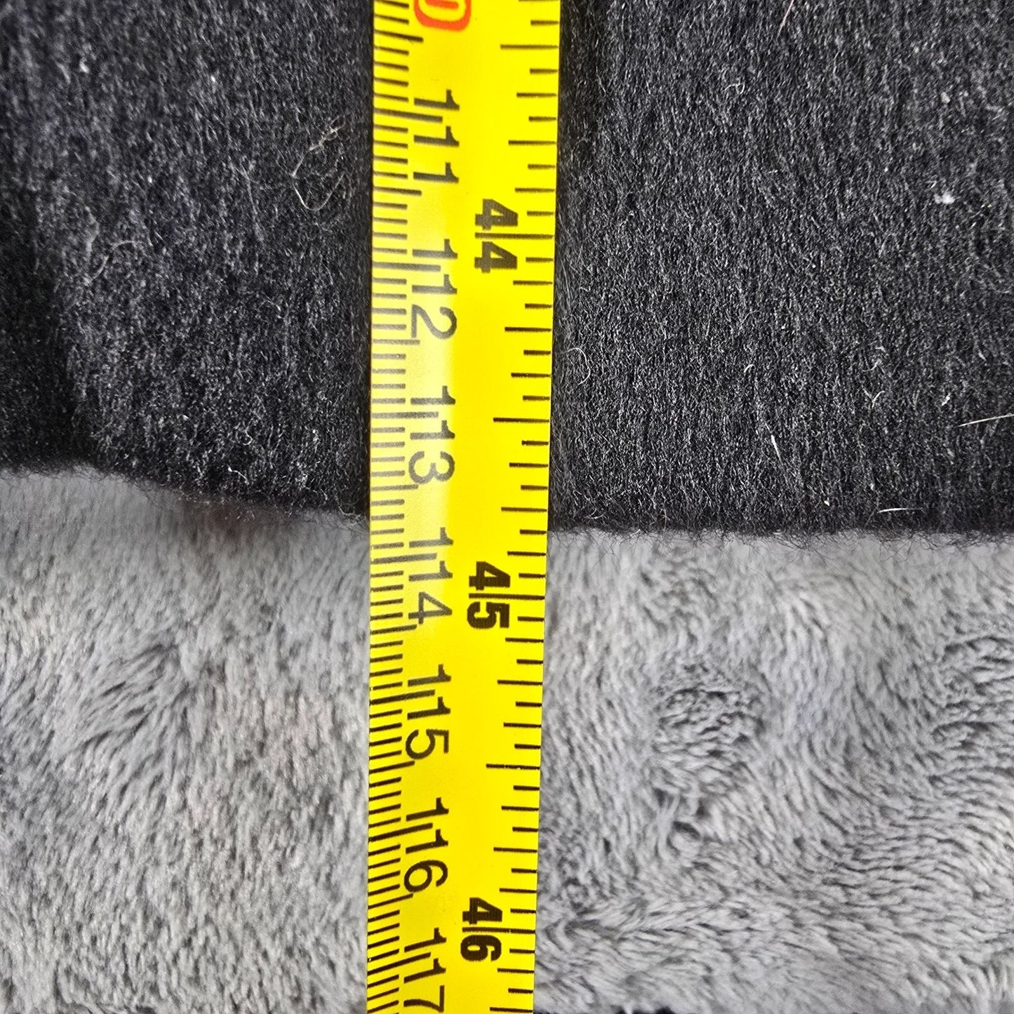 Vintage 1980s Donnybrook Black Hockanum Wool Double-Breasted Long Coat (8P)