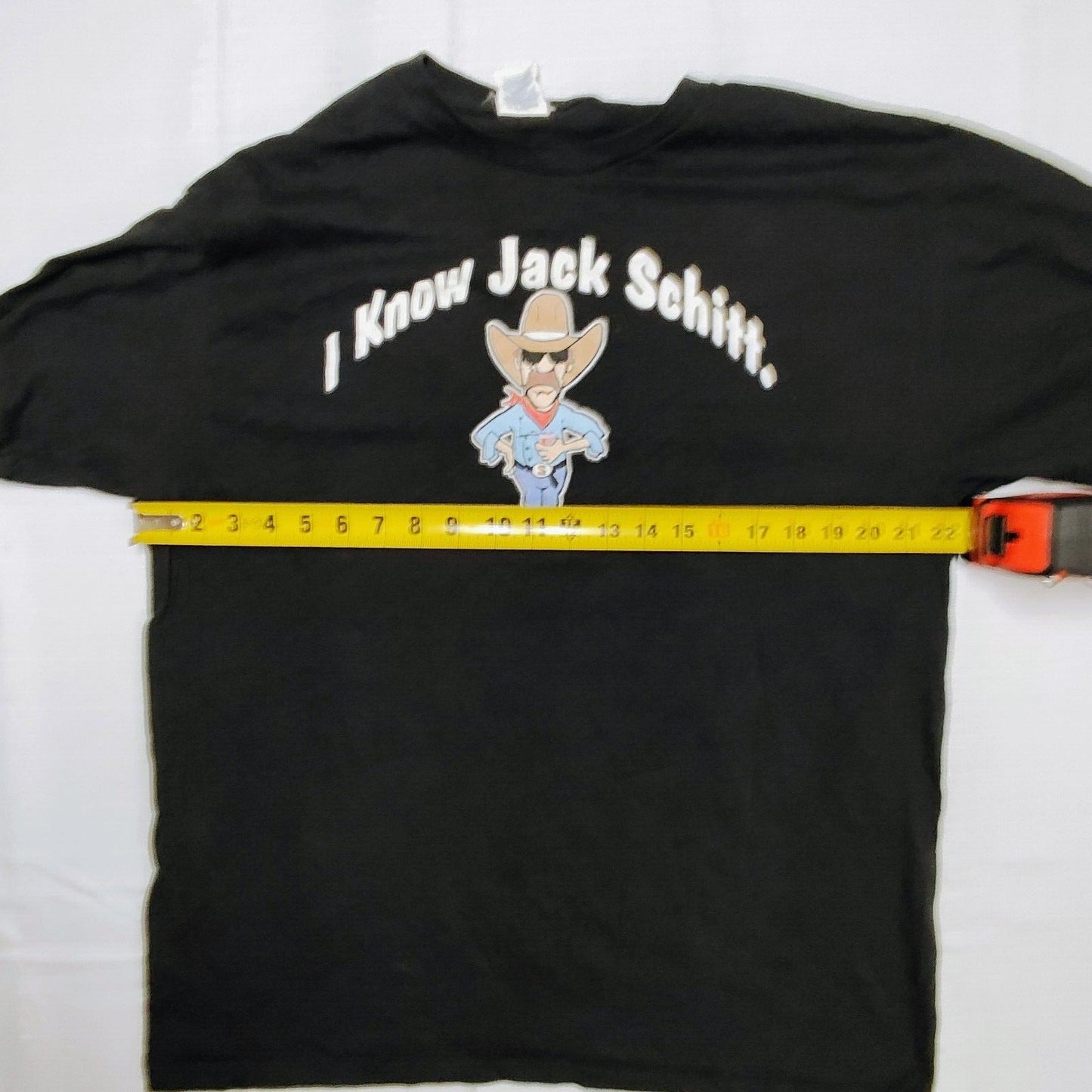 "I Know Jack Schitt" Nashville Black Graphic Novelty T-Shirt (XL)