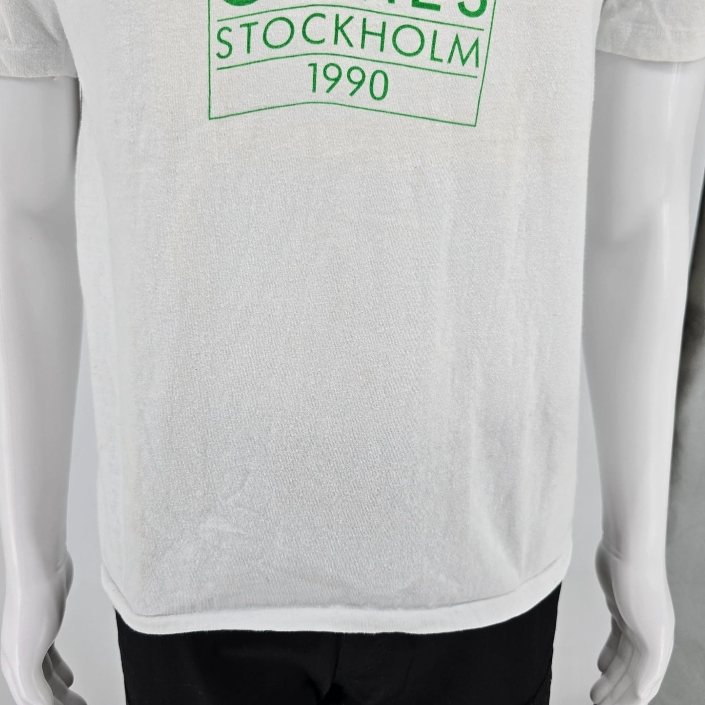 Vintage 1990 Hanes Beefy-T World Equestrian Games Stockholm T-Shirt (M)