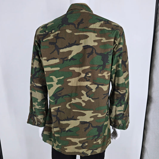 Vintage 1978 USMC ERDL Camouflage RDF Combat Uniform Jacket (Medium-Long)