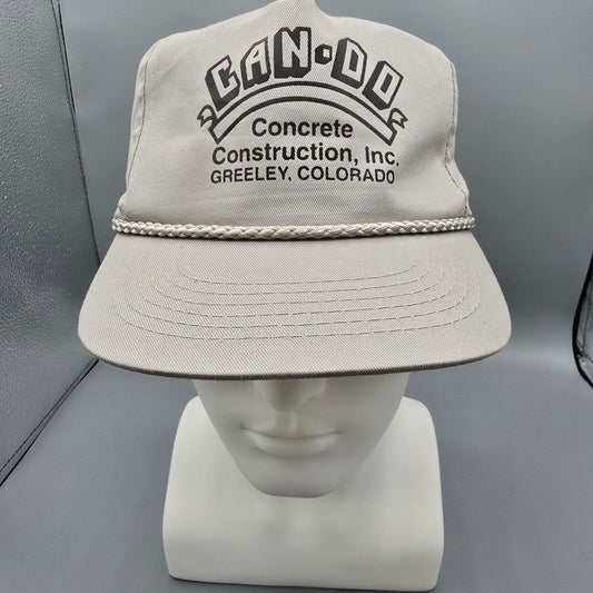 Vintage Can-Do Construction Greeley, Colorado Four Seasons Five Panel Hat