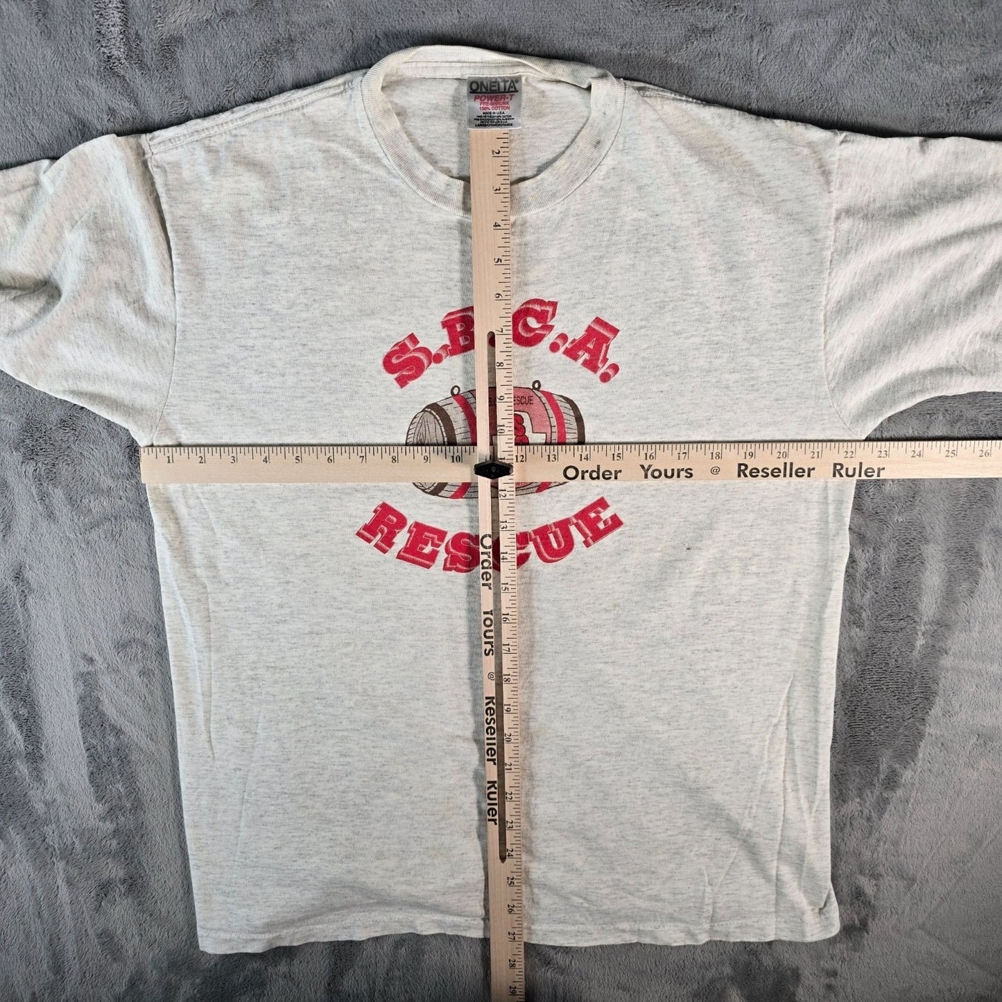 Vintage 1990s Oneita S.B.C.A. Rescue Saint Bernard Club of America T-Shirt (L)