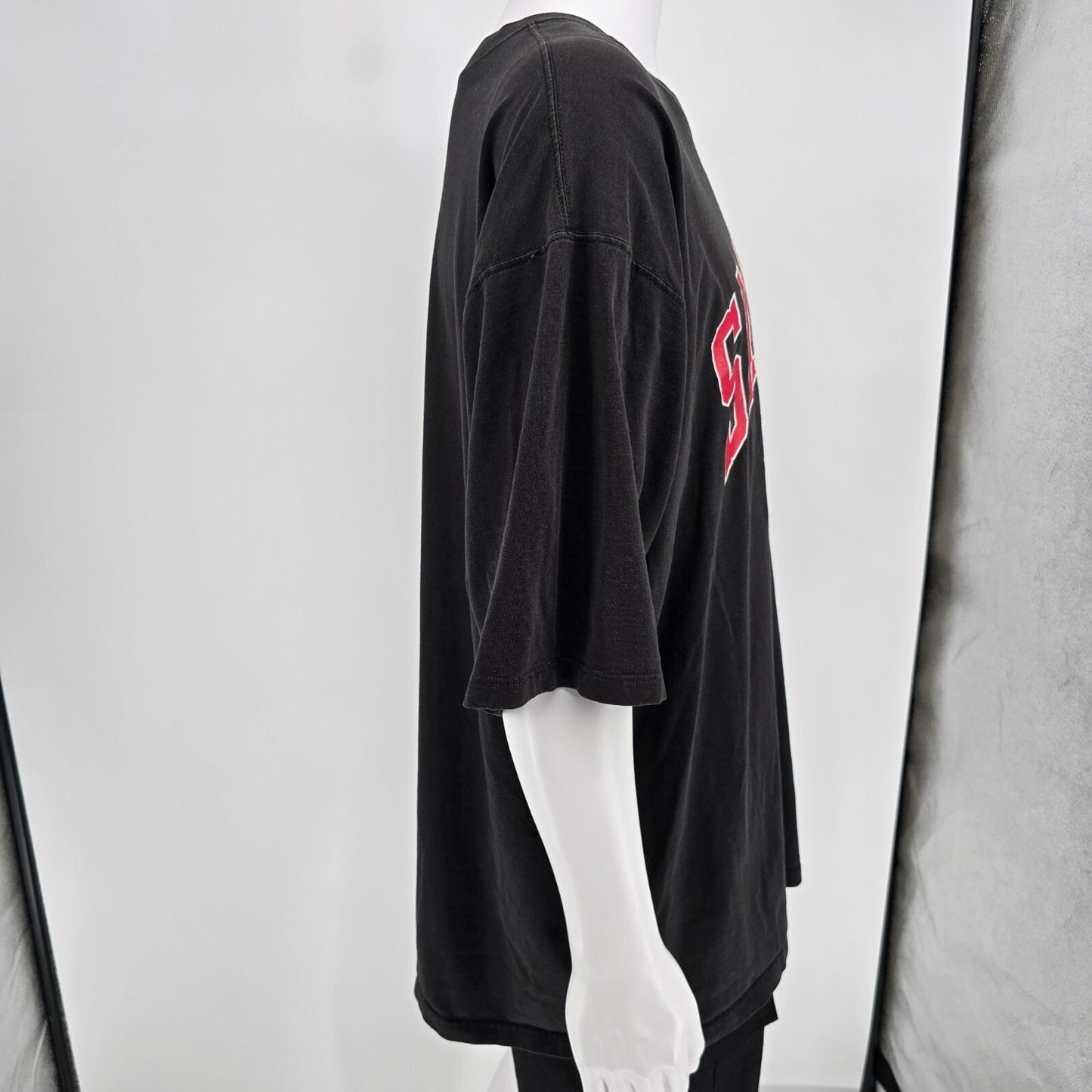 Vintage 1990s Russell Athletic San Diego State University Black T-Shirt (XXL)