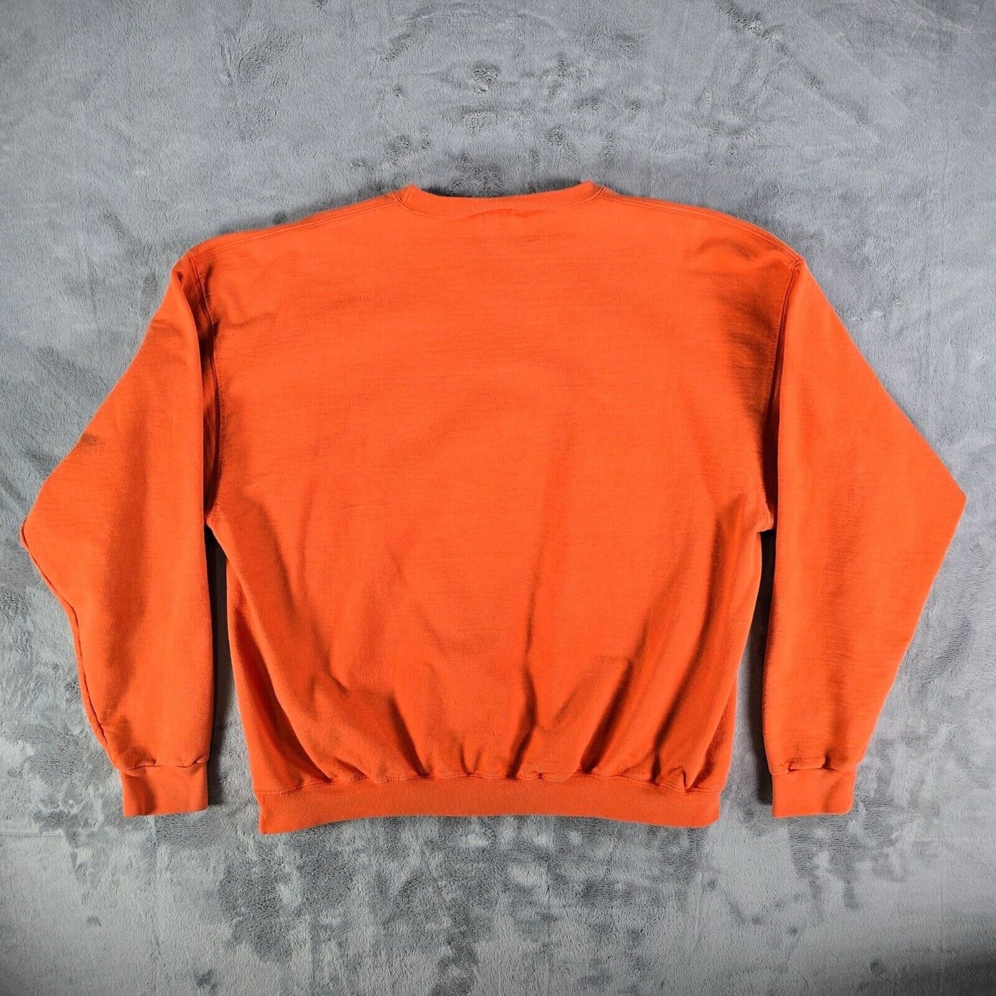 Vintage Y2K Walt Disney World Orange Mickey Mouse Embroidered Sweatshirt (L)